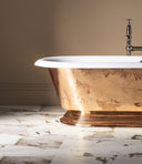 The Hammered Copper Tay Cast Iron Bath Tub