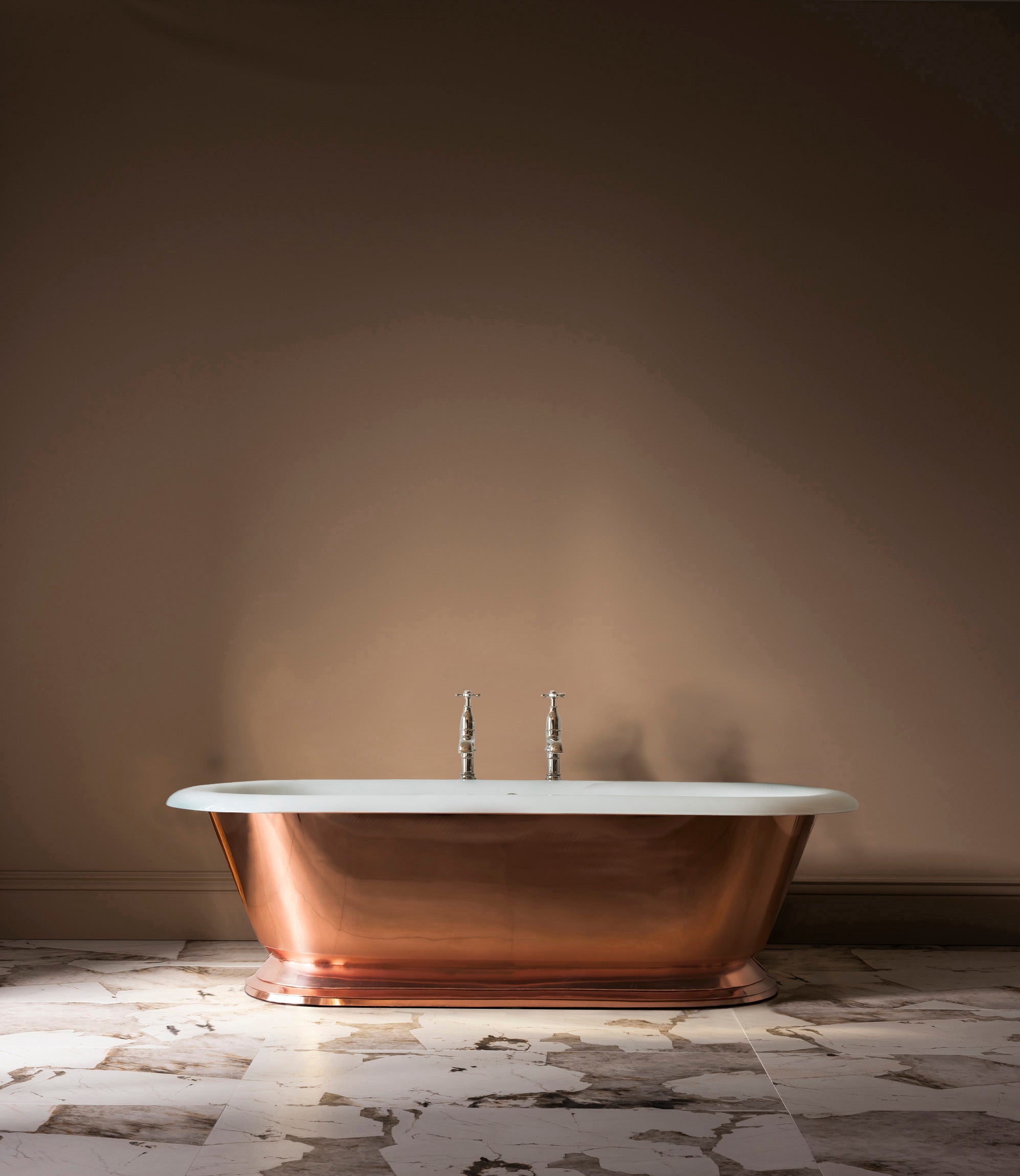 The Polished Copper Tay Cast Iron Bath Tub