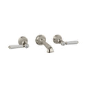 The Coll Lever 3 Hole Wall Mounted Basin Mixer