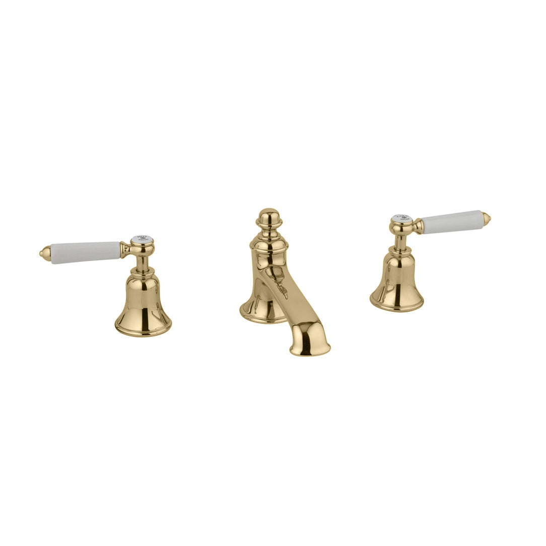 The Coll Lever 3 Hole Basin Mixer