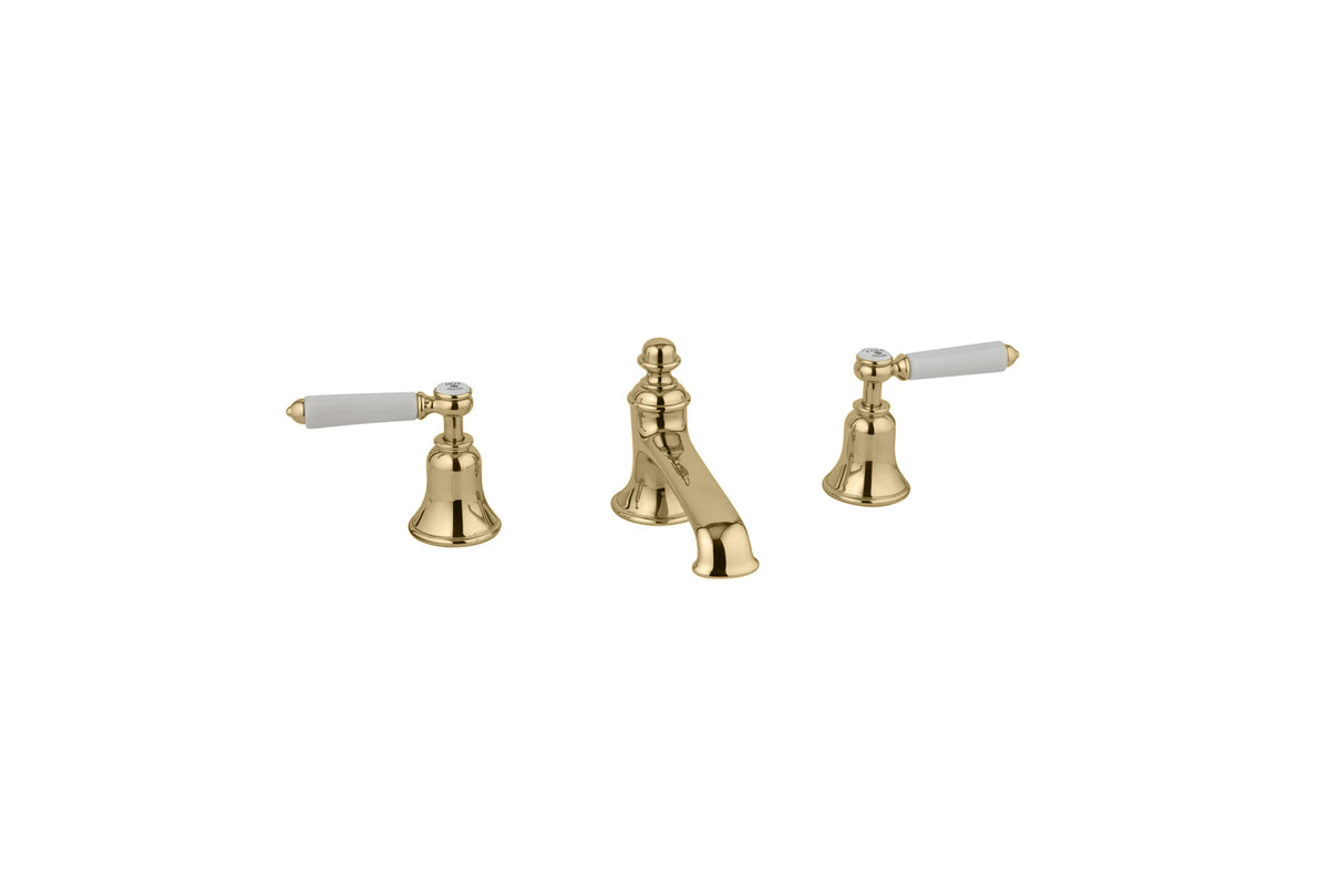 The Coll Lever 3 Hole Basin Mixer
