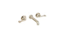 The Leawood Lever 3 Hole Wall Mounted Basin Mixer