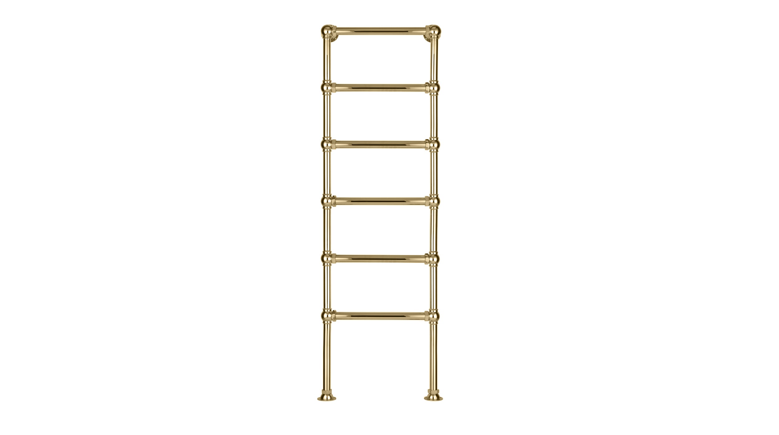 6-Bar Floor Mounted Towel Rail
