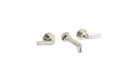 The Bestwood Lever 3 Hole Wall Mounted Basin Mixer