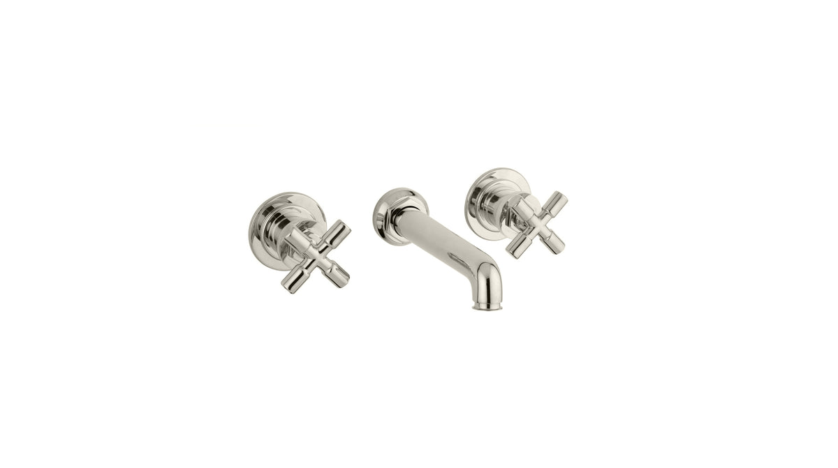 The Bestwood X Head 3 Hole Wall Mounted Basin Mixer