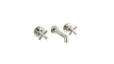 The Bestwood X Head 3 Hole Wall Mounted Basin Mixer