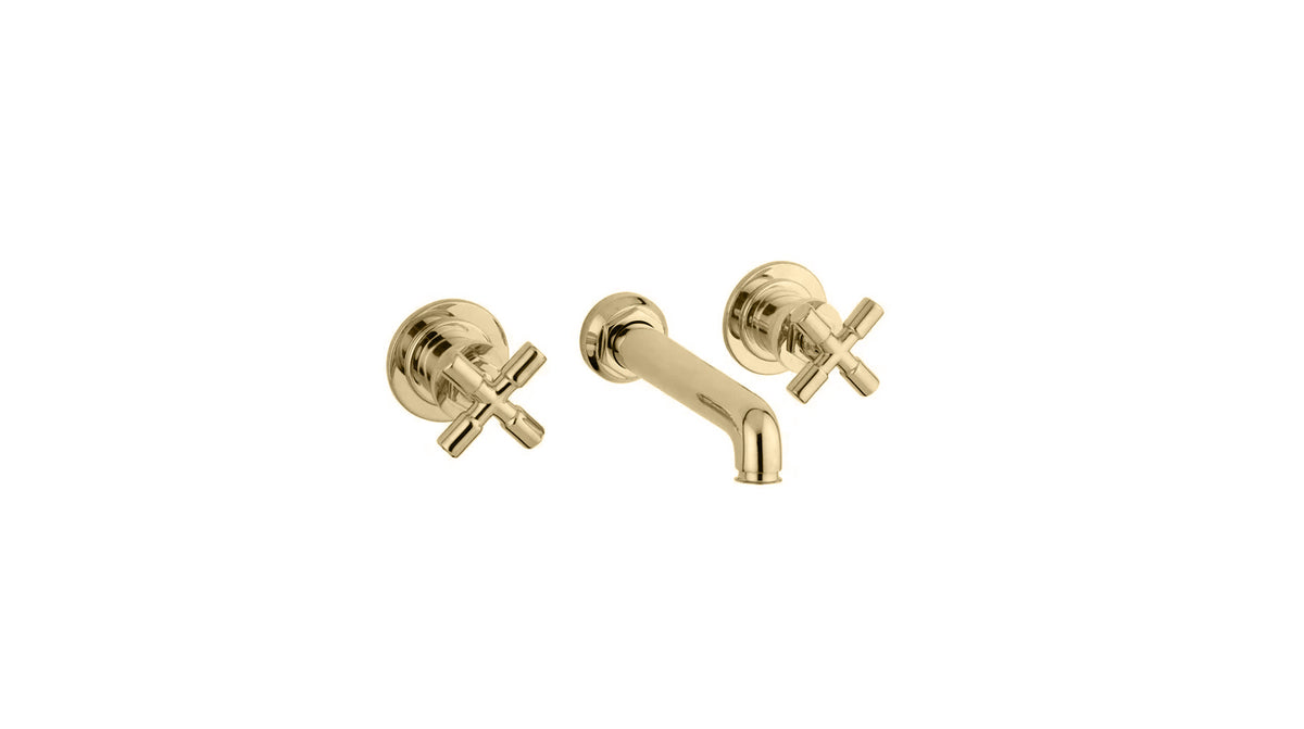 The Bestwood X Head 3 Hole Wall Mounted Basin Mixer