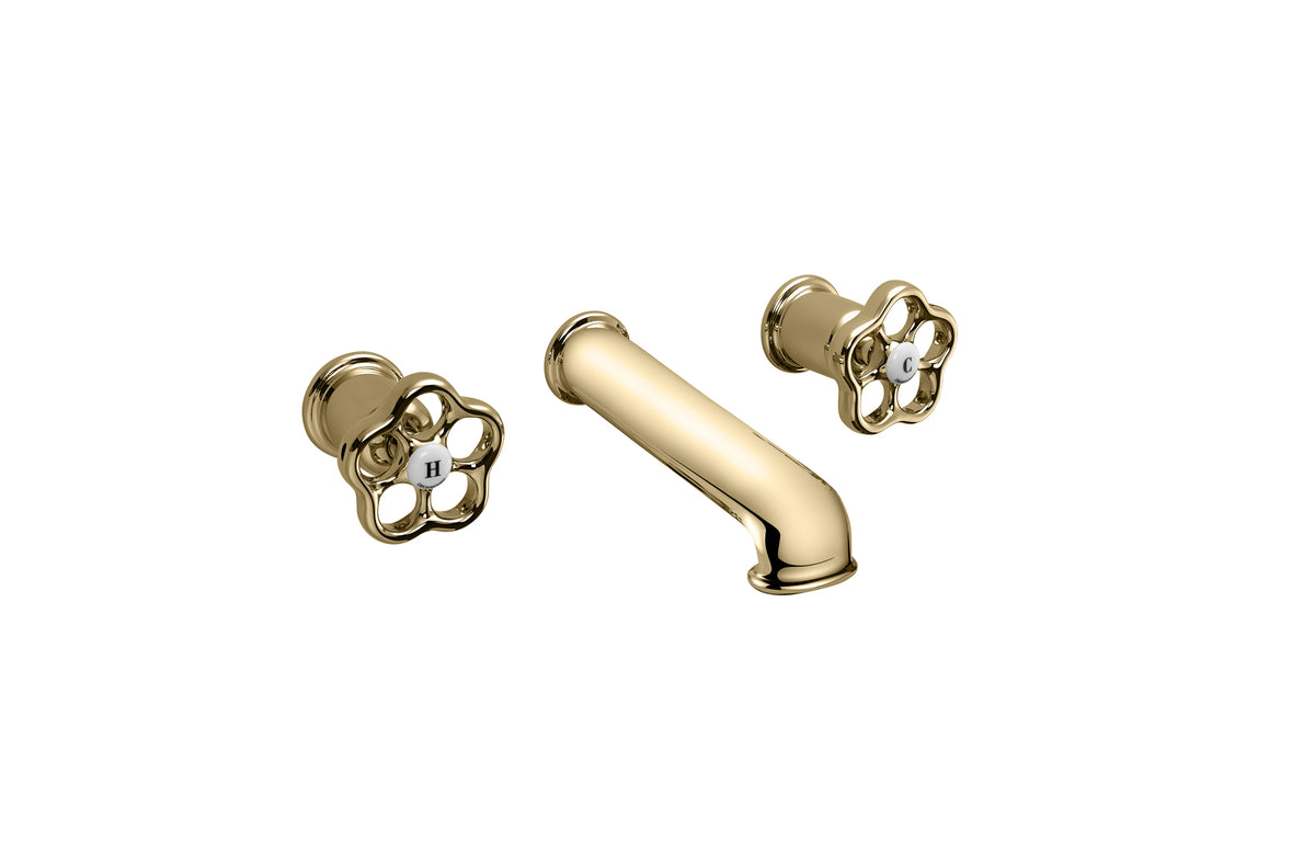 The Bibury 3 Hole Wall Mounted Mixer