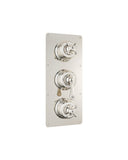 The Dalby Shower Plate Thermo & 2 x On/Off