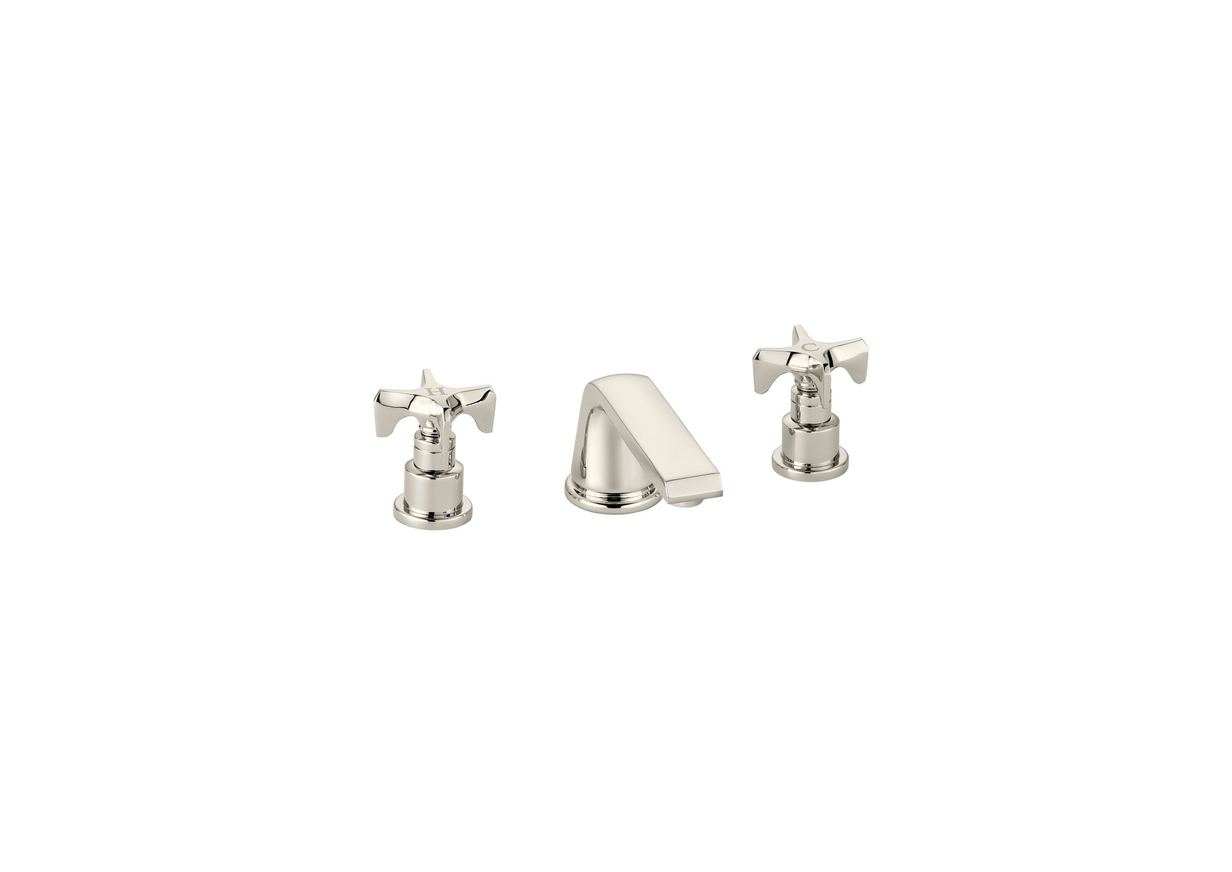 The Hudson X-Head 3-Hole Basin Mixer