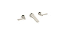 The Hudson Lever 3-Hole Wall Mounted Basin Mixer