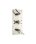 The Hudson Shower Plate Thermo & 2 x On/Off