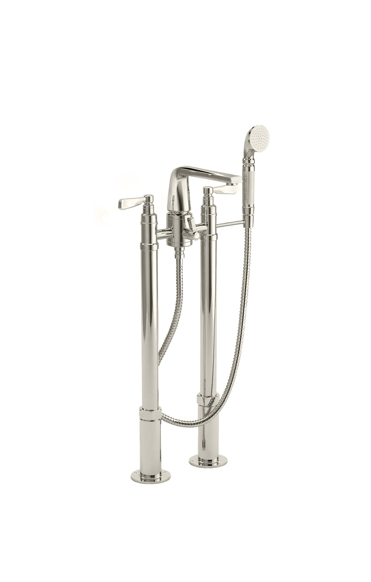 The Hudson Lever Floor Standing Bath & Shower Mixer