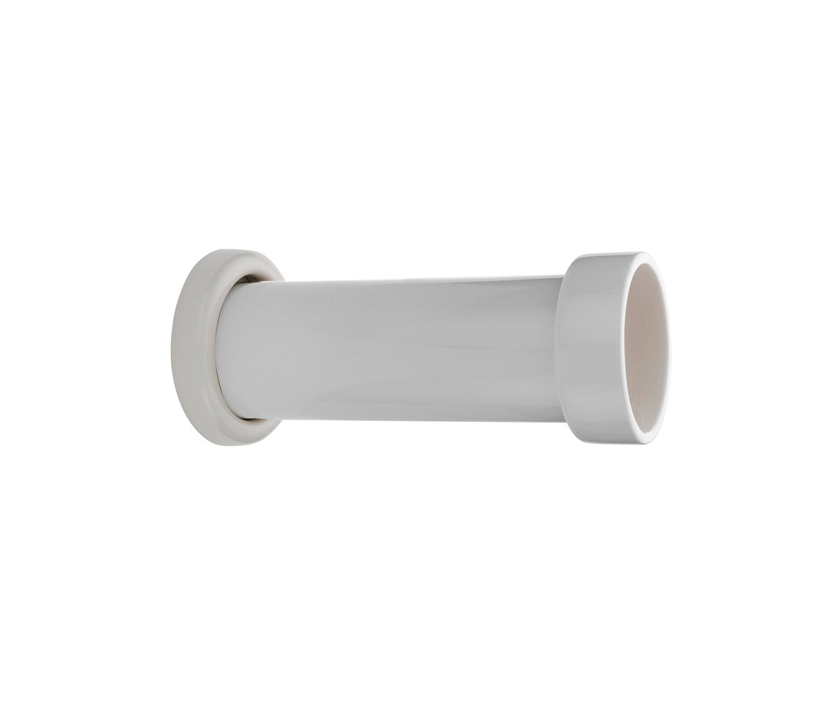 Extended Ceramic Soil Pipe Connector Into Wall