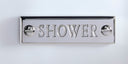 Shower Name Plates Set (Shower, Hand Shower, Bath)