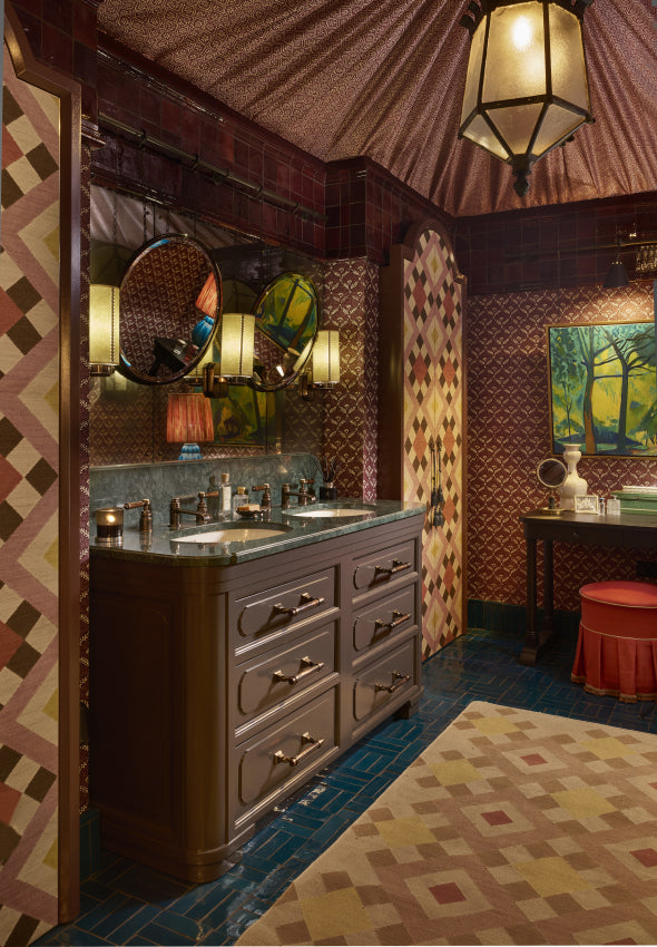 A Jewel-Box Powder Room – Drummonds