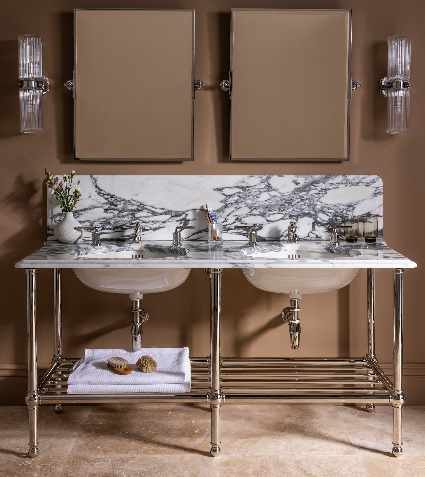 The Double Crake Vanity Basin Suite