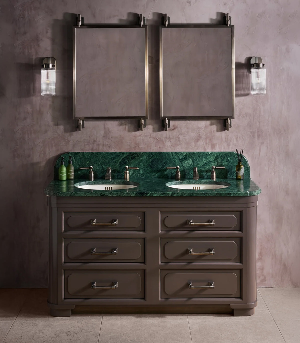 The Grand Union Double Vanity Cabinet - Ex-display