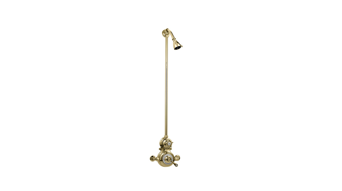 The Dalby Surface Mounted Shower, 45 ° Arm