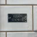 Shower Name Plates Set (Shower, Hand Shower, Bath)