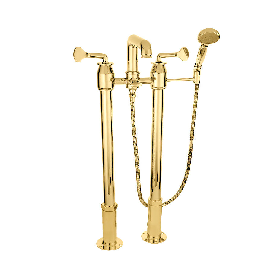 The Leawood Floor Standing Bath & Shower Mixer