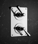 The Hudson Lever Shower Plate Thermo & On/Off