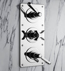 The Hudson Shower Plate Thermo & 2 x On/Off