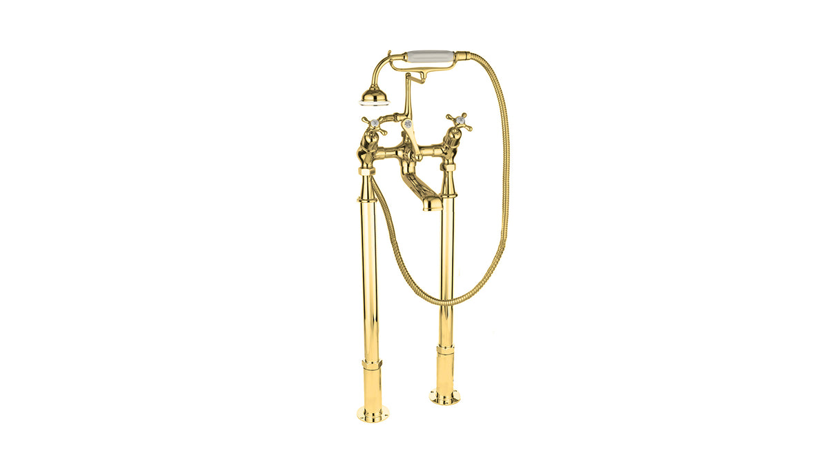 The Mull Bath & Shower Mixer With Floor Standing Legs
