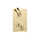 The Leawood Shower Plate Thermo & On/Off