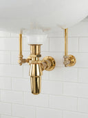 Basin Pipework For Taps Into Wall
