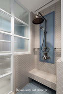The Dalby Surface Mounted Shower, Straight Arm